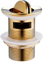Nutekėjimo sistema praustuvui Mexen Click-clack Spin, 78 mm, 62 mm, click clack funkcija, aukso sp.