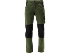 Darbo kelnės vyrams Yato Serwal YT-79125, juoda sp./žalia sp., 3XL dydis