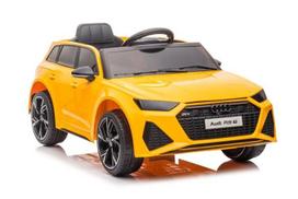 Vaikiškas elektromobilis Lean Toys Audi RS6, geltona sp.