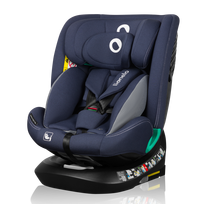 Automobilinė kėdutė Lionelo Bastiaan One I-Size, tamsiai mėlyna sp., 0 - 36 kg