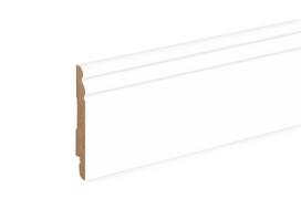 Grindjuostė Domoletti FU125L white, 2400 cm x 10 cm x 1.35 cm, balta sp.