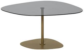 Kavos staliukas Kalune Design Soho, aukso sp./tamsiai pilka sp., 85 cm x 67 cm x 40 cm