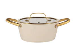Puodas Maku 654590, 20 cm, 2.4 l, aukso sp.