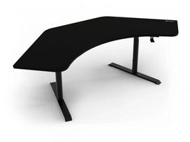 Kampinis rašomasis stalas Arozzi Arena, 103 cm x 53 cm, 35 cm, juoda sp.