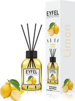 Namų kvapas, kvapiosios lazdelės Eyfel Lemon, 110 ml Geltona sp.