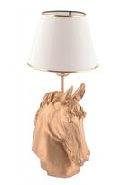 Stalinis šviestuvas Opviq Horse, E27, 60W, balta sp./aukso sp.