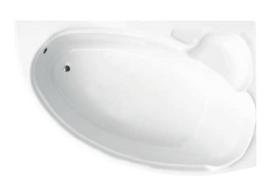 Vonia, kampinė Besco Finezja, 140 cm x 95 cm x 54.5 cm, kairinė, balta sp.