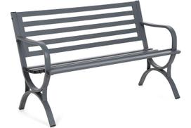 Lauko suoliukas Simple 746318, pilka sp., 60 cm x 127 cm x 79 cm