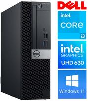 Stacionarus kompiuteris Dell OptiPlex 5060 SFF, atnaujintas Intel Core i3-8100, DDR4 8GB, SSD 128GB, Intel UHD Graphics 630 Dynamic, Windows 11 Pro