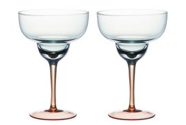 Kokteilių taurė Maku Margarita, stiklas, 0.46 l, 2 vnt., mėlyna sp.