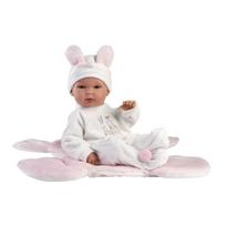 Lėlė - kūdikis su priedais Llorens Bimba 63598, 35 cm, balta sp.