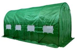 Arkinis šiltnamis su orlaidėmis 002956, polivinilchloridas (pvc), 6 x 3 m, žalia sp.