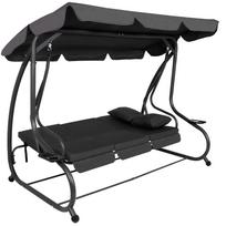 Lauko sūpynės Springos GS0026, pilka sp., 165 cm x 210 cm