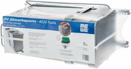 Atliekų rūšiavimo sistema Mever 4020 Tupla, 2 x 10 l, pilka sp.