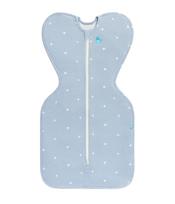 Plonas miegmaišis kūdikiui Love To Dream Swaddle UP 1.0T, mėlyna sp., 60 cm x 29 cm