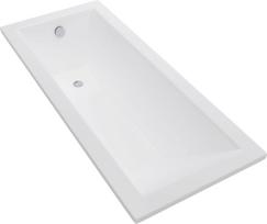 Vonia, įmontuojama Mexen Cubik, 170 cm x 70 cm x 51 cm, stačiakampis, balta sp./chromo sp.