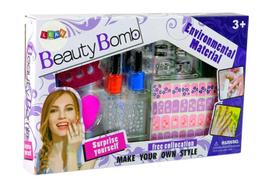 Nagų dekoravimo rinkinys vaikams Lean Toys Beauty Bomb Make Your Own Style