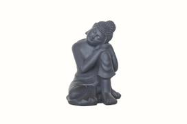 Sodo dekoracija "Buda" Garden Center LT33552-A, 27.5 cm x 24.5 cm x 35.5 cm, pilka sp.