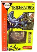 Kasinėjimo rinkinys Lean Toys Dinosaurs Triceratops, ruda sp.