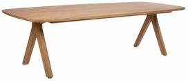 Lauko stalas Home4you Roca, ruda sp., 280 cm x 110 cm x 76 cm