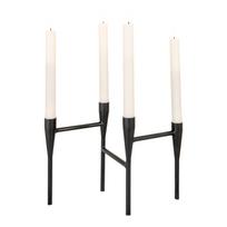 Žvakidė House Nordic, plienas, 21 cm, juoda sp.
