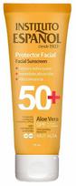 Kremas įdegio priežiūrai veidui Instituto Español Aloe Vera SPF50+, 75 ml