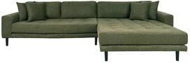 Kampinė sofa House Nordic Lido Lounge, tamsiai žalia sp., dešininė, 290 x 170 cm x 76 cm