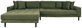 Kampinė sofa House Nordic Lido Lounge, tamsiai žalia sp., kairinė, 290 x 170 cm x 76 cm
