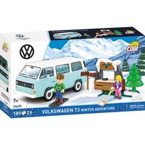 Konstruktorius Cobi Volkswagen T3 Winter Adventure 24639, 189 vnt., įvairių spalvų