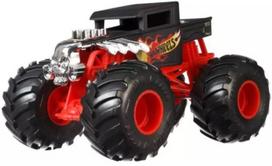 Žaislinis visureigis Mattel Hot Wheels Monster Truck, 1:24, juoda sp./raudona sp.