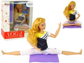 Lėlė su priedais Lean Toys Yoga Doll, 30 cm, įvairių spalvų