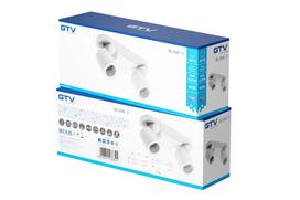 Šviestuvas lubų GTV Blink II, GU10, 2 x 20 W, balta sp.