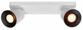 Šviestuvas lubų GTV Elli, GU10, 2 x 20 W, balta sp.
