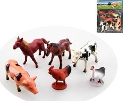 Figūrėlių rinkinys, ferma Madej Animal Planet, 6 vnt., įvairių spalvų