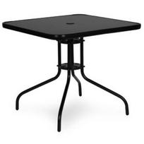 Lauko stalas MultiGarden Square, juoda sp., 80 cm x 80 cm x 71 cm