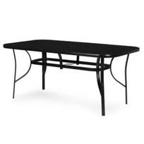 Lauko stalas MultiGarden, juoda sp., 160 cm x 91 cm x 71 cm