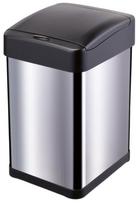 Šiukšliadėžė Lamart Sensor LT8105, sidabro sp./juoda sp., 30 l, 50.5 cm x 27.3 cm