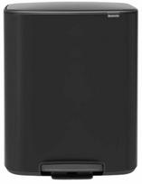 Šiukšliadėžė Brabantia Bo Pedal, juoda sp., 60 l, 65.2 cm x 54.1 cm
