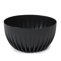 Gėlių vazonas Lamela Mira 918-04, plastikinis, Ø 30 cm, juoda sp.