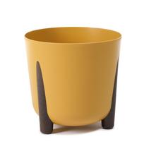 Gėlių vazonas Lamela Frida 229-15, plastikinis, Ø 30 cm, geltona sp.