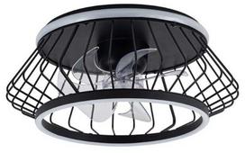 Lubinis ventiliatorius su lempa CristalRecord Cobra 85-924-30-180, 50 W