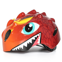 Dviratininkų šalmas vaikams Wozinsky Dragon, oranžinė sp., S