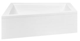 Vonia, laisvai pastatoma Besco Intima, 90 cm x 160 cm x 41.5 cm, kairinė, balta sp.
