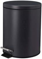 Šiukšliadėžė Bathroom Solutions Noni, juoda sp., 5 l, 26.5 cm x 20.5 cm