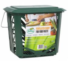 Bio atliekų šiukšliadėžė Biobag MaxAir, 7 l l, žalia sp.