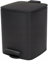 Šiukšliadėžė AWTools Balvo, juoda sp., 6 l, 25 cm x 19.5 cm