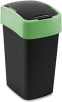 Rūšiavimo šiukšliadėžė Curver Flip, 25L l, juoda sp./geltona sp.