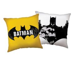 Dekoratyvinė pagalvėlė Batman The Emblem, balta sp./juoda sp./geltona sp., 40 cm x 40 cm