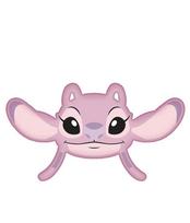 Dekoratyvinė pagalvėlė Lilo and Stitch Angel Pink, rožinė sp., 31.5 cm x 41 cm