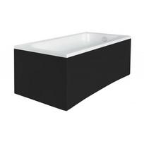 Vonia, laisvai pastatoma Besco Continea, 70 cm x 150 cm x 55.5 cm, stačiakampis, balta sp./juoda sp.